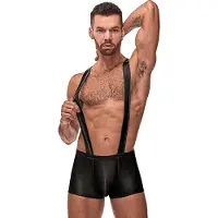 Male Power - Cage Back Singlet - Zwart
