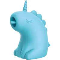 ER - Snowflake Unicorn - Massager met Likkende Tong - Blauw