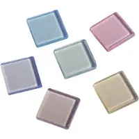 Rayher Hobby Mozaiek steentjes in pastel kleuren 615x stuks van 1 x 1 cm - Mozaiektegel