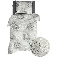Satin d'or Dekbedovertrek Bellini Grijs Satijn-140 x 200 / 220 cm | 1-Persoons