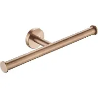 Guido Gusto Dubbele wc-rolhouder copper rond zonder klep