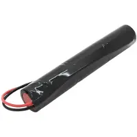 AccuCell NiMH-batterij voor noodverlichting, 3,6V, 2500mAh, type L1x3 Sub-C, met een kabel van 200mm aan één kant