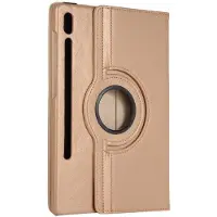 Ntech Hoes Geschikt voor Samsung Galaxy Tab S7 2020 (SM-T870 T875) 360° Draaibare Hoes Goud