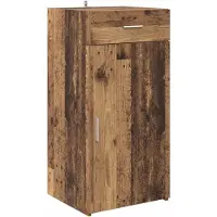 vidaXL Dressoir Oud hout 45 x 42,5 x 93 cm Bewerkt hout