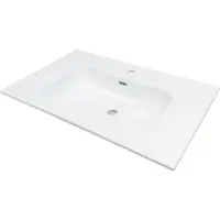 Deante Keramische Inbouwwastafel 80 Cm
