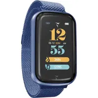 Techmade Smart Horloge STEPS Metal Blue