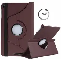 Ntech Hoesje Geschikt Voor Samsung Galaxy Tab A 10.1 hoes Bruin - Galaxy Tab A 2019 hoes draaibare cover Hoesje voor de Hoesje Geschikt Voor Samsung Galaxy Tablet A 10.1