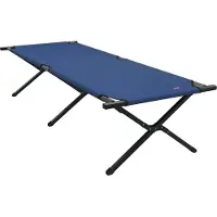 Syfax Opvouwbaar Camping Bed Blauw 210 x 80 x 46 cm Oxford stof