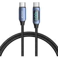 TechProtection LED USB-C Naar USB-C Kabel 100 Centimeter