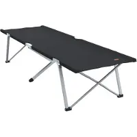 Syfax Opvouwbaar Camping Bed Zwart 194 x 62,5 x 42,5 cm