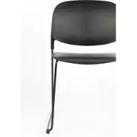 AnLi Style CHAIR STACKS BLACK