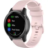 123Watches sport gesp band - roze - 18mm - Geschikt voor Garmin Vivoactive 4S / Venu 2S / Venu 3S / Vivomove 3s / Overige smartwatches met 18mm bandje