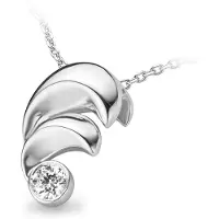 Orphelia Dames 925 Sterling Zilveren Ketting met Hanger - Zilver ZH-4689