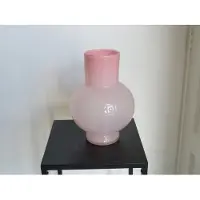 Hakbijl Glass Bloemenvaas Deborah - Zacht Roze - glas - D20 x H 26 cm