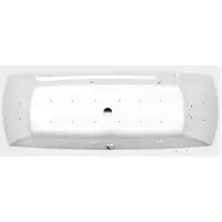 Polysan Lily Whirlpoolbad, 170x70x39cm, Active Hydro-Air, chroom
