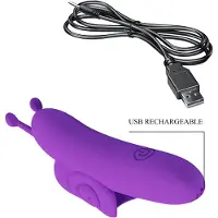 Pretty Love - Snail - Krachtige Vinger Vibrator - Paars