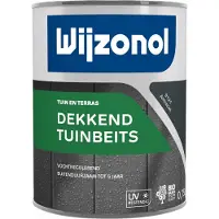 Wijzonol Dekkend Tuinbeits - RAL 9010 - 2,5L