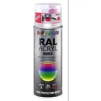 Motip Acryl Hoogglans RAL9003 Signaal Wit 400 ML