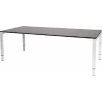 Schaffenburg Vergadertafel Domino - 200x100 logan - wit frame
