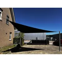 CamoBob Schaduwnet Driehoek Grijs 420 x 420 x 420 cm