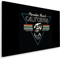 Karo-art Schilderij - Paradise Beach, California, L.A., Premium Print