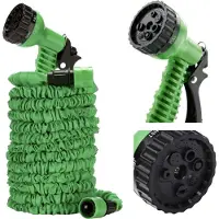 PD - 10M - Flexibele Tuinslang set - Met Sproeikop / Spuitpistool - Tuinslang flexibel - 7 Sproei standen - Uitrekbaar van 3M naar 10M - 0-5 Bar