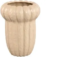 Ptmd - Vaas Samaran - Beige - 20x20x26cm