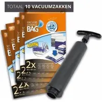 Pro Pakket Vacuumzakken Travel [Set 10 Zakken+Pomp]