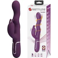 Pretty Love - Laurens - Rabbit Vibrator met Climax Button - Paars
