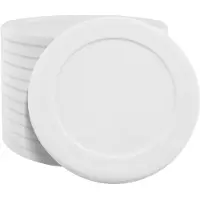 Combicraft Blanco Plastic Pokermunten Ø40mm Wit - 100 stuks