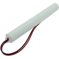 AccuCell Notlichtaccu NiMH 4,8V 2500mAh L1x4 Sub-C met 200mm kabel, éénzijdig aansluiting, vervangt 4,8V accu