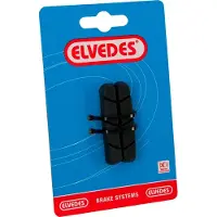 Elvedes Remblokrubbers V-brake 55 X 11,5 Mm Zwart 2 Stuks