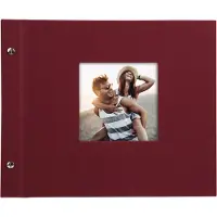 Goldbuch GOL-26892 schroefalbum BELLA VISTA losbladig album 30x25 bordeaux, witte bladen
