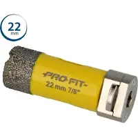 Pro-Fit 09031022 Diamantboor Met Geintegreerde C&D Adapter 22mm
