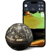 Deeper CHIRP+ 4 AI visvinder met GPS – Draagbare sonar voor vissen