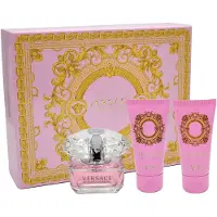 Versace Bright Crystal EDT Spray 50ml + Shower Gel 50ml + Body Lotion Gift Set 2023