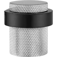 Intergriff Deurstopper voor vloermontage geribbeld 30x40mm geborsteld RVS