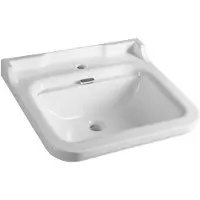 Kerasan Waldorf Keramische wastafel 60x55cm, wit
