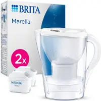 Brita Marella Waterfilterkan Wit + 2 Maxtra Filterpatronen