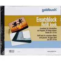 Goldbuch - Ersatzblock 29x24 30 Seiten schw.+ Schrauben 83076 83076 Fotoalbum (b x h) 290 mm x 15 mm Zwart 30 bladzijden