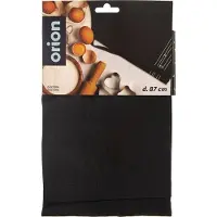 Orion Keuken schort van katoen - - 87x70 cm - Zwart met hartmotief - Voorzak - Universeel - Verstelbaar