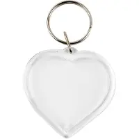 Creativ Company Hart Sleutelhanger 40x40 mm 25 stuks