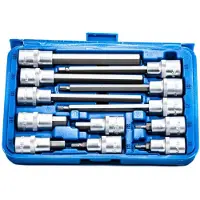 SaTra S-SH1212L Serie - Dopsleutelset Imbus - 1/2" - 12 stuks - Chroom-vanadiumstaal