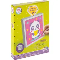 Grafix Diamond Painting voor kinderen - Unicorn - Inclusief frame - 15x15 cm - vanaf 6 jaar