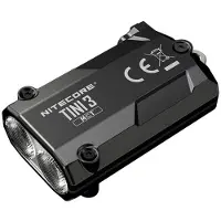 Nitecore TINI3 Sleutelhangerlamp Oplaadbaar Zwart