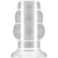 SONO No.51 - Large Hollow Tunnel Butt Plug - 5 Inch - Translucent
