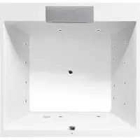 Polysan Came Falls Whirlpoolbad, 175x175x50cm, Active Hydro, chroom