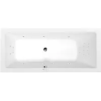 Polysan Mimoa Whirlpoolbad, 170x75x39cm, Highline Hydro, chroom