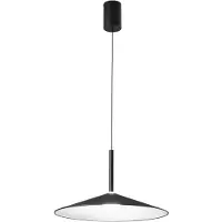 FANEUROPE Khan LED-pendellamp (zwart), 18 W, kleurtemperatuur 2700/3500 K, 48 x 200 cm