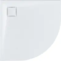 Beliani PARON - Douchebak - Wit - 90 x 90 x 3 cm - SMC (kunststof)